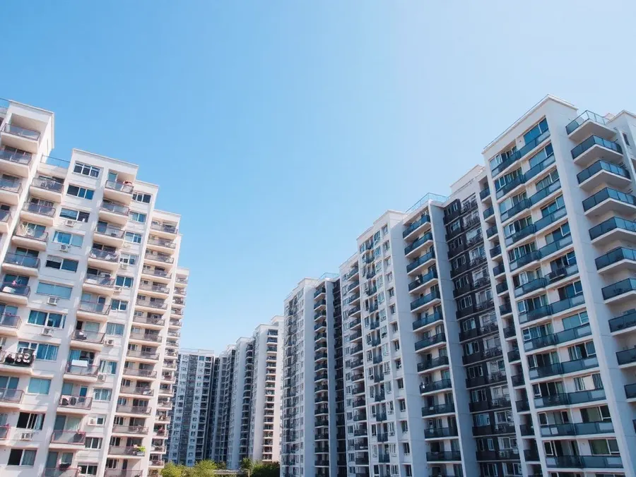 Fachada de condomínio residencial